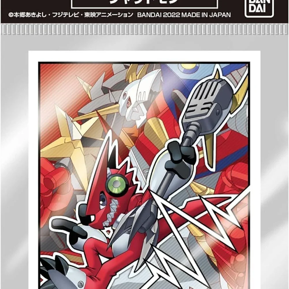 COPY - Digimon Card Game Official Card Sleeve 2022 Shoutmon  - BRAND NEW SEALED.